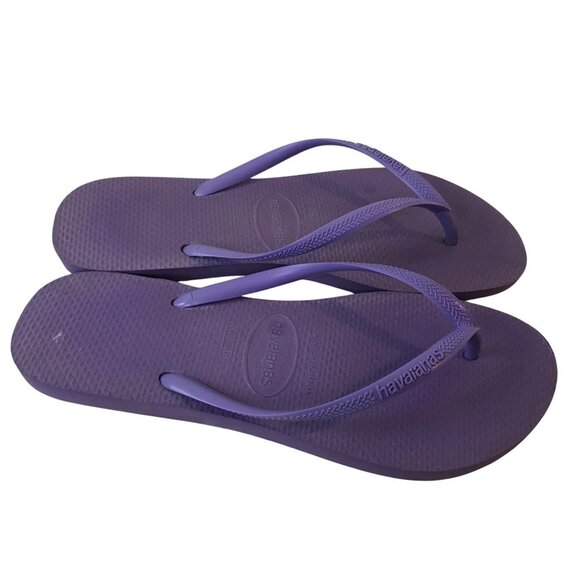 Havaianas Lilac Coloured Flip Flop Size USA 11/12W - Picture 3 of 6